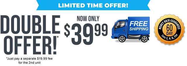 Arctic Air Pure Chill® Limited Time Offer! Double Offer! *Just pay separate $19.99 fee for the 2nd unit. Now only $39.99 + free shipping. 60 day money back guarantee (less s, p, h, fee)
